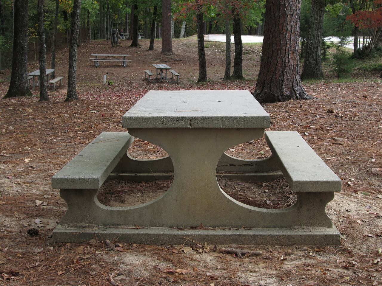 Concrete Picnic Table Seasonal Care